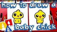 How To Draw A Cartoon Baby Chick