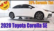 Tinting a 2020 Toyota Corolla SE with 20% Tint