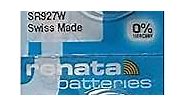 Renata 399 SR927W Batteries - 1.55V Silver Oxide 399 Watch Battery (2 Count)