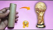 World Cup Trophy | How to make a World Cup Trophy from cardboard role | 360 DIY