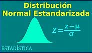 Distribucion Normal Estandarizada