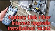Fastest Upload Speed! Century Link Quantum Fiber Internet Installation! Leaving Comcast Xfinity!