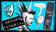 How to do a Spiked Mohawk (Punk Hairstyles - Liberty Spikes, Punk Mohawk Tutorial)