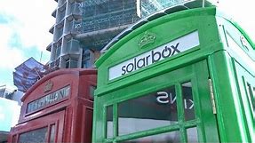 London's iconic red telephone boxes to become neon-green mobile phone chargers