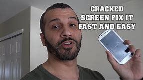 HOW TO FIX ANY CRACKED CELLPHONE SCREEN FAST AND EASY!*