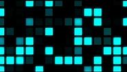 Videogame Background ANIMATION FREE FOOTAGE HD Big Pixel Cyan square