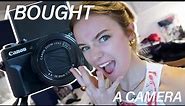 I FINALLY BOUGHT A CAMERA | Canon G7x II beginner vlog camera with flip screen unboxing and review!