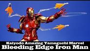 Amazing Yamaguchi Iron Man Bleeding Edge Kaiyodo Revoltech Marvel Avengers Action Figure Review