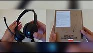 Lenovo 100 Stereo USB Headset | Best Midrange Work from Home Calling USB Headset of 2021 in India