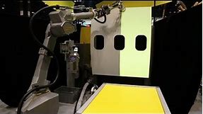 Robotic Sanding, Washing & Drying An Aircraft Fuselage with FANUC’s New P-350iA/45 Robot