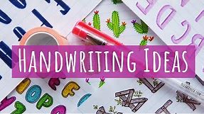 COOL HANDWRITING IDEAS 😍🌵📚 CUTE HANDWRITING STYLES FOR HEADINGS & SCHOOL NOTES