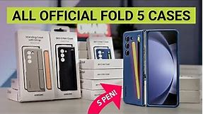 Samsung Galaxy Z Fold 5 - ALL OFFICIAL CASES!