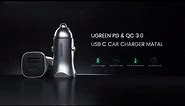 One Car Charger Fits ALL | UGREEN 18W USB C and USB A Dual Ports Metal Mini Car Adapter