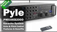 Introduction Pyle PMXAKB2000 Karaoke Powered Mixer System with Bluetooth
