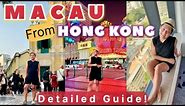 MACAU from HONG KONG (Detailed Guide!) + Great Hotel worth ₱4,000