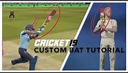 HOW TO CREATE YOUR OWN BAT IN CRICKET 19! (Cricket 19 Custom Bat Tutorial)