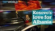 Kosovo's love for the Albanian flag