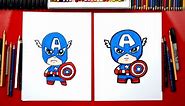 How To Draw Captain America - Art For Kids Hub -