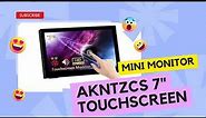 Akntzcs 7 inch Touchscreen Mini Monitor✔️REVIEW