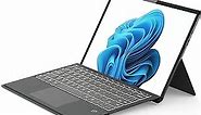 Surface Pro 9 Keyboard, Pro 8, Pro X 13 inch, Multi-Gesture Touchpad, 7 Color Backlight, Wireless Bluetooth 5.1, Detachable Ultra-Slim Type Cover for Surface Pro 13 inch, Grey