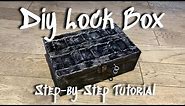 DIY Escape Room Lock Box || Step-By-Step Tutorial || Dollar Store Box to Antique Iron Armada Chest