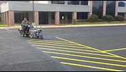 Professional parking lot striping linelazer 3900