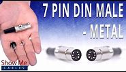 How To Install The 7 Pin DIN Male Solder Connector - Metal