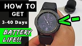Samsung Gear s3 Battery Life [Review]