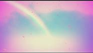60FPS Welcome to Heaven Pink Cyan Rainbow Animated HD 1080p Background