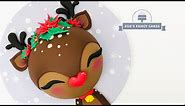 Rudolph the red nosed Reindeer Christmas cake