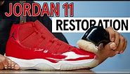 Jordan 11 Unyellowing & Patent Leather Restoration
