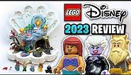 LEGO Disney the Little Mermaid Royal Clamshell (43225) - 2023 Set Review