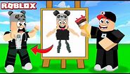 Panda vs Heronpuppy Resim Çizme Bölüm 2 ! - Roblox Speed Draw!