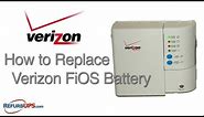 How to Replace Verizon FiOS Battery