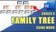 [HOW-TO] Create a Printable FAMILY TREE in Word (Easily!)
