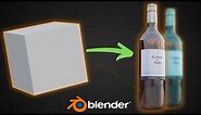 Create a Wine Bottle in Blender in 1 Minute!
