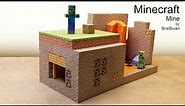 DIY Minecraft diorama - Mine - Papercraft