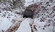 Porsche Cayenne 4.5S on 35s Off Road in Beautiful Deep Snow