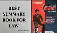 Review of Compact Book of CA.Harsh Gupta | CA Final | Gajala Mulani