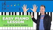 Easy Piano Lesson for Kids | Play with Both Hands
