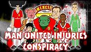 Man United Injuries - THE CONSPIRACY!!! (Rooney Jones Darmian Schweinstiger Young Fellaini Cartoon)