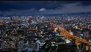 アートホテル大阪ベイタワーからの夜景 シティサイドビュー Night View from Art Hotel Osaka Bay Tower (City side) Japan