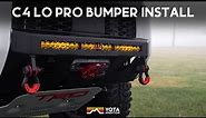 Installing A C4 Lo Pro Bumper | Winch & Light Bar | Toyota 4Runner
