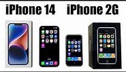 iPhone 2g vs iPhone 14 - iOS 1 vs iOS 16 - SPEED TEST