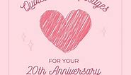 20th Anniversary: Wishes, Quotes, and Greeting Card Messages