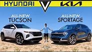 FAMILY FIGHT! - 2023 Kia Sportage Hybrid vs. Hyundai Tucson Hybrid: Comparison