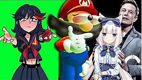 Mario Reacts To Anime Memes