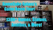 Game Room Tour (1300+ Games, Statues, Amiibos, and MORE) | GameCube Galaxy