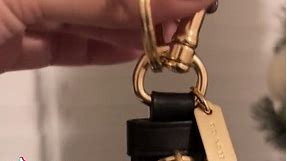 So in love with my new coach key chain! #coach #keychain #charm #girlkeys