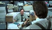 OFFICE SPACE ~ Movie Clip with Milton and Lumbergh